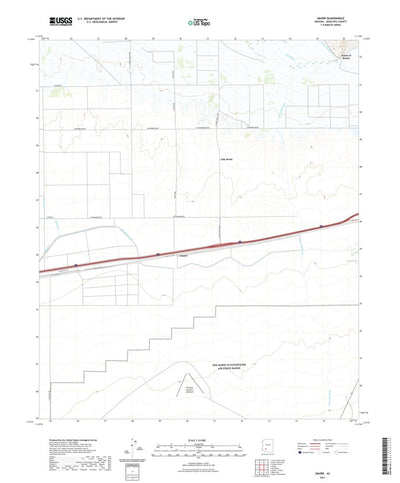 United States Geological Survey Smurr, AZ (2021, 24000-Scale) digital map