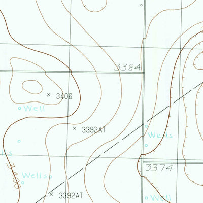 United States Geological Survey Smyer, TX (1985, 24000-Scale) digital map