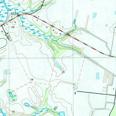 United States Geological Survey Smyrna, DE (1993, 24000-Scale) digital map