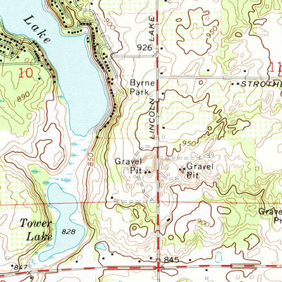 United States Geological Survey Smyrna, MI (1972, 24000-Scale) digital map