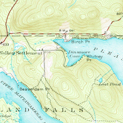 United States Geological Survey Smyrna Mills, ME (1955, 62500-Scale) digital map