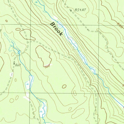 United States Geological Survey Smyrna Mills, ME (1986, 24000-Scale) digital map