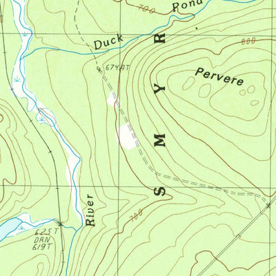 United States Geological Survey Smyrna Mills, ME (1986, 24000-Scale) digital map
