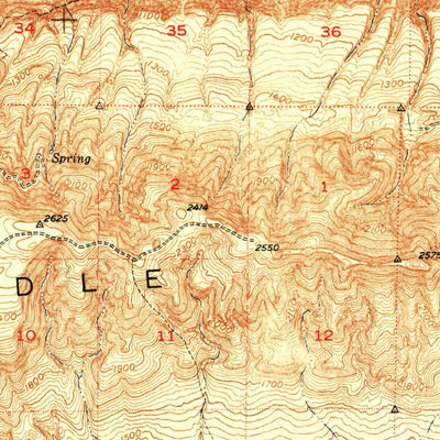 United States Geological Survey Smyrna, WA (1951, 62500-Scale) digital map