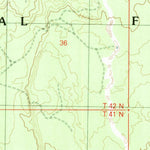 United States Geological Survey Snag Hill, CA (1990, 24000-Scale) digital map