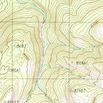 United States Geological Survey Snake Hot Springs, WY (1989, 24000-Scale) digital map