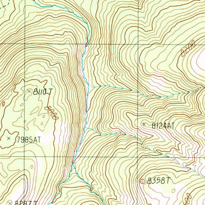 United States Geological Survey Snake Hot Springs, WY (1989, 24000-Scale) digital map