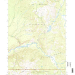 United States Geological Survey Snake Hot Springs, WY (1996, 24000-Scale) digital map