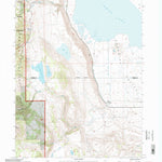 United States Geological Survey Snake Lake, CA-NV (1993, 24000-Scale) digital map