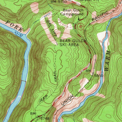 United States Geological Survey Snake River Butte, ID (1965, 24000-Scale) digital map