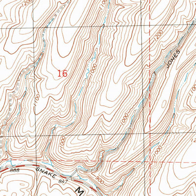 United States Geological Survey Snake River, WA (1991, 24000-Scale) digital map