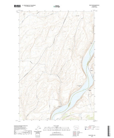 United States Geological Survey Snake River, WA (2020, 24000-Scale) digital map