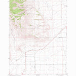 United States Geological Survey Snaky Canyon, ID (1969, 24000-Scale) digital map