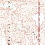 United States Geological Survey Snap Canyon East, AZ (1971, 24000-Scale) digital map