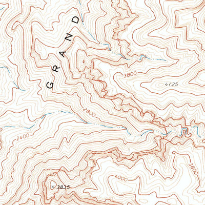 United States Geological Survey Snap Canyon West, AZ (1971, 24000-Scale) digital map