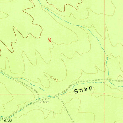 United States Geological Survey Snap Draw, AZ (1971, 24000-Scale) digital map