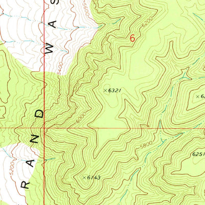 United States Geological Survey Snap Draw, AZ (1971, 24000-Scale) digital map