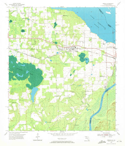 United States Geological Survey Sneads, FL-GA (1954, 24000-Scale) digital map