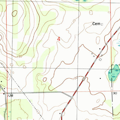 United States Geological Survey Sneads, FL-GA (1994, 24000-Scale) digital map