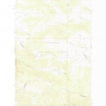 United States Geological Survey Snedaker Basin, MT (1962, 24000-Scale) digital map