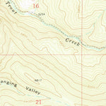 United States Geological Survey Snedaker Basin, MT (1962, 24000-Scale) digital map