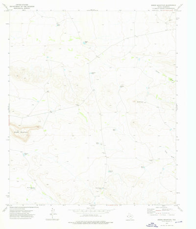 United States Geological Survey Sneed Mountain, TX (1973, 24000-Scale) digital map