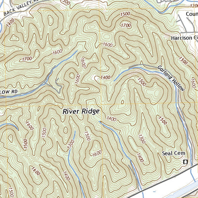 United States Geological Survey Sneedville, TN (2022, 24000-Scale) digital map