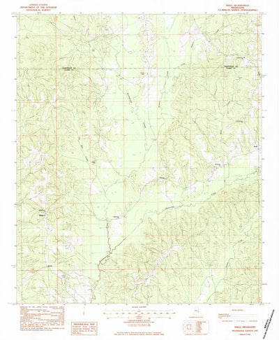 United States Geological Survey Snell, MS (1983, 24000-Scale) digital map