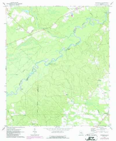United States Geological Survey Snipesville, GA (1971, 24000-Scale) digital map