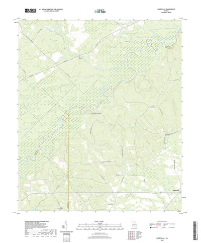 United States Geological Survey Snipesville, GA (2020, 24000-Scale) digital map