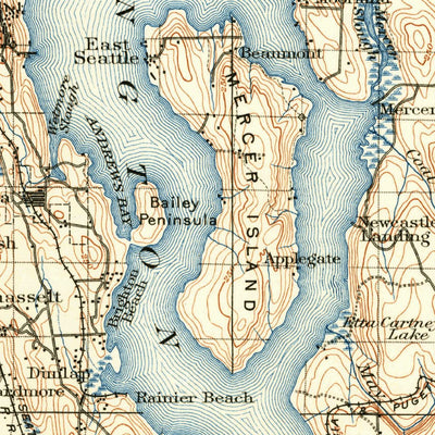United States Geological Survey Snohomish, WA (1895, 125000-Scale) digital map