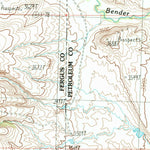 United States Geological Survey Snoose Creek, MT (1986, 24000-Scale) digital map