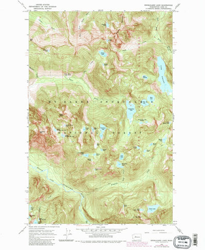 United States Geological Survey Snoqualmie Lake, WA (1965, 24000-Scale) digital map