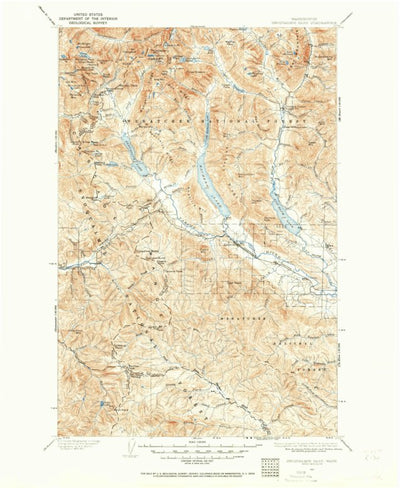 United States Geological Survey Snoqualmie Pass, WA (1901, 125000-Scale) digital map