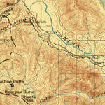 United States Geological Survey Snoqualmie Pass, WA (1903, 125000-Scale) digital map
