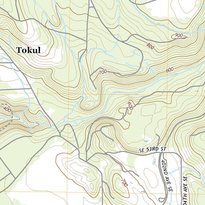 United States Geological Survey Snoqualmie, WA (2020, 24000-Scale) digital map