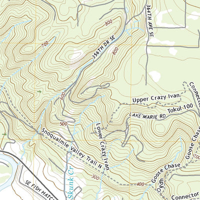 United States Geological Survey Snoqualmie, WA (2020, 24000-Scale) digital map