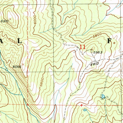 United States Geological Survey Snow Basin, UT (1992, 24000-Scale) digital map