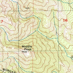 United States Geological Survey Snow Basin, UT (1992, 24000-Scale) digital map