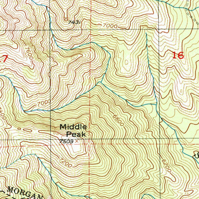 United States Geological Survey Snow Basin, UT (1992, 24000-Scale) digital map