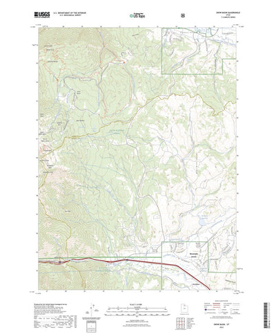 United States Geological Survey Snow Basin, UT (2023, 24000-Scale) digital map
