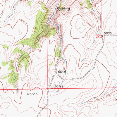 United States Geological Survey Snow Creek, ID (1972, 24000-Scale) digital map