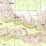United States Geological Survey Snow Flat Spring Cave, UT (1996, 24000-Scale) digital map