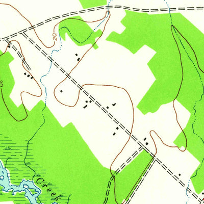 United States Geological Survey Snow Hill, MD (1942, 24000-Scale) digital map