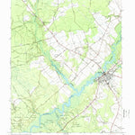 United States Geological Survey Snow Hill, MD (1966, 24000-Scale) digital map