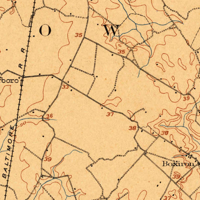 United States Geological Survey Snow Hill, MD-VA (1901, 62500-Scale) digital map