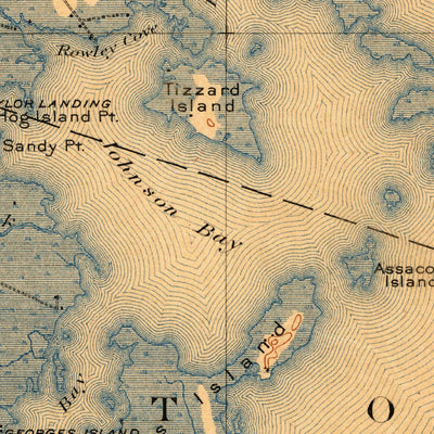 United States Geological Survey Snow Hill, MD-VA (1901, 62500-Scale) digital map