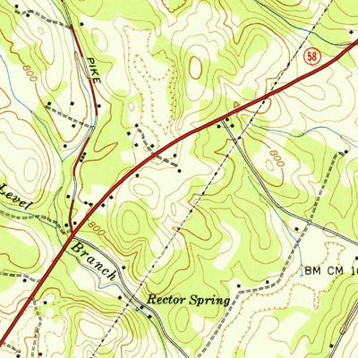 United States Geological Survey Snow Hill, TN (1942, 24000-Scale) digital map