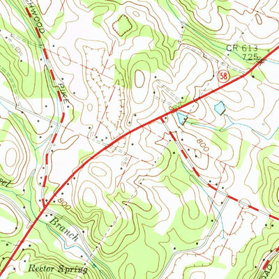 United States Geological Survey Snow Hill, TN (1964, 24000-Scale) digital map