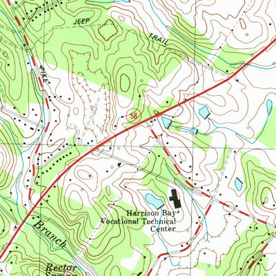 United States Geological Survey Snow Hill, TN (1980, 24000-Scale) digital map